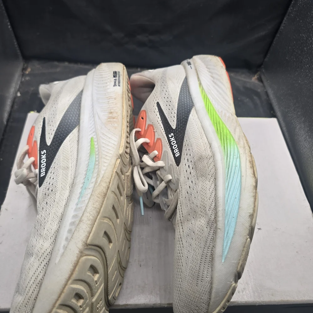 Brooks‎ White and Orange Running Shoes